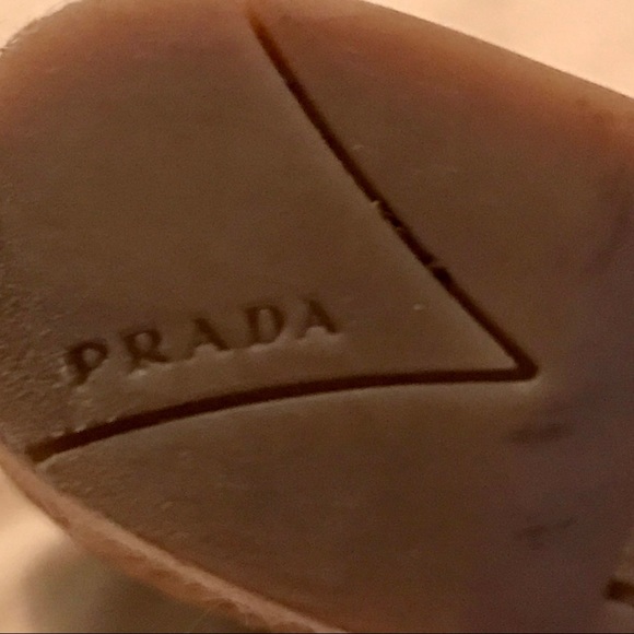 Prada Strappy Platform Cork Wedges Espadrilles Wrap Sandals Size 9 - Picture 8 of 10
